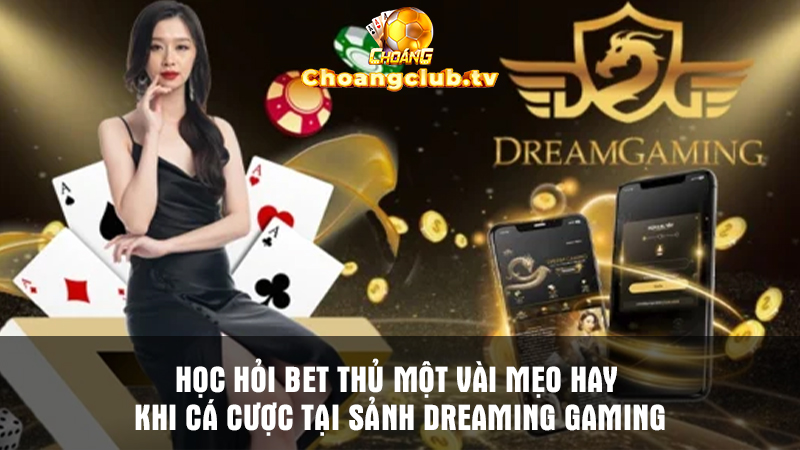 Cược thủ chia sẻ một vài mẹo chơi hiệu quả tại Dreaming Gaming Live